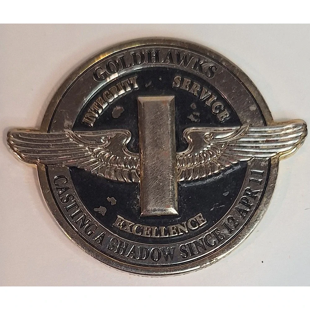 Gold Hawks challenge‎ coin officer training school